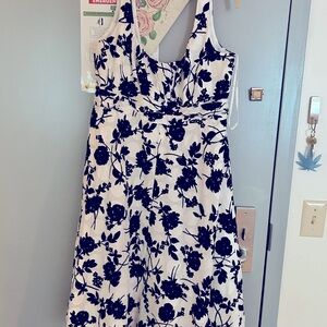 Floral Print Sleeveless Dress